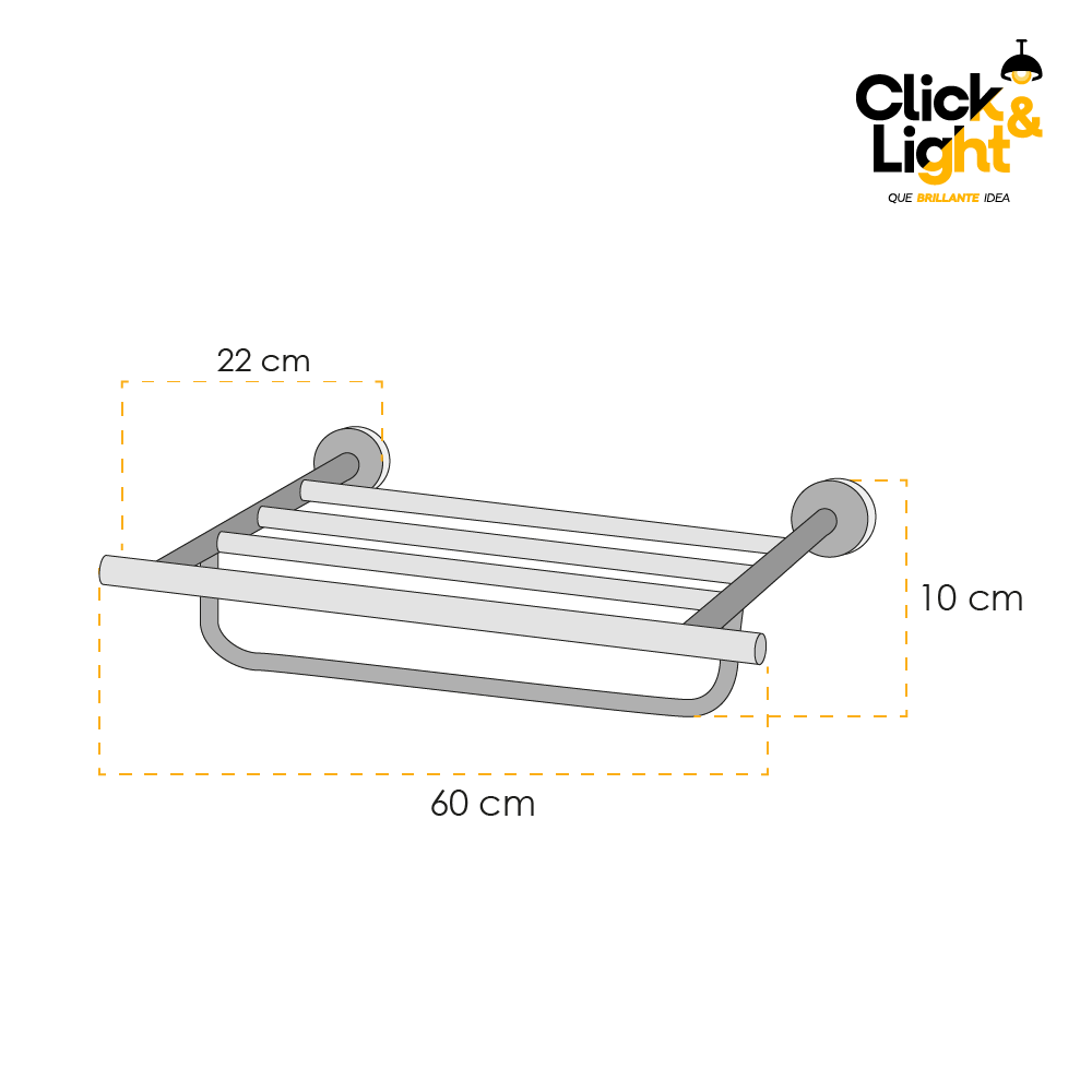 TOALLERO PUPI DOBLE NEGRO MATE