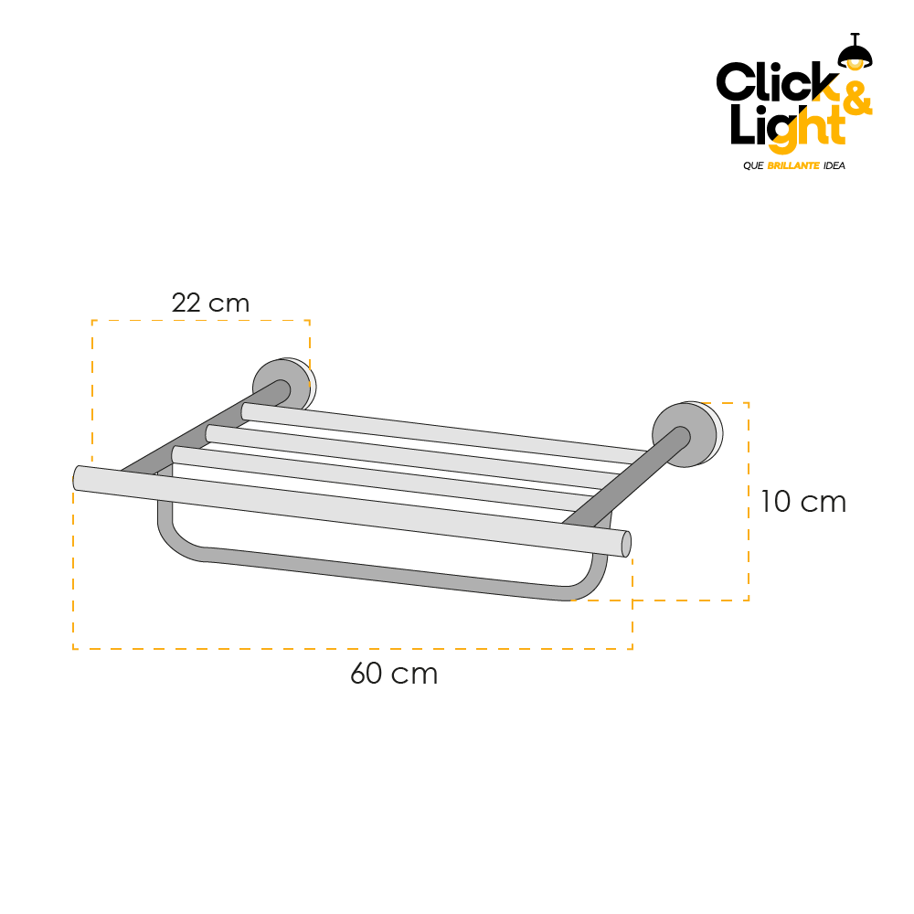 TOALLERO SERPI DOBLE CROMO