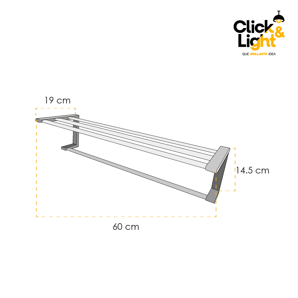 TOALLERO TERRY DOBLE NEGRO