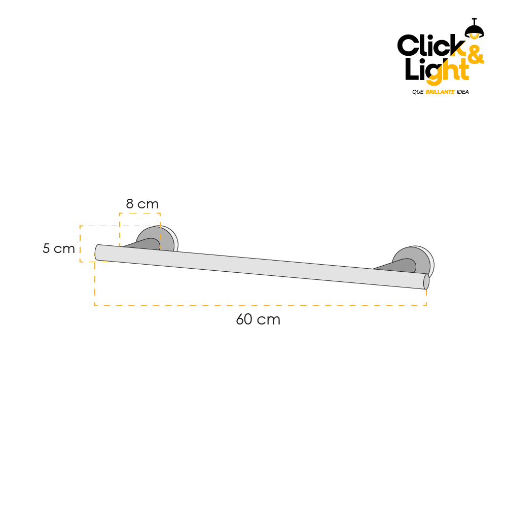 TOALLERO EVO NEGRO MATE