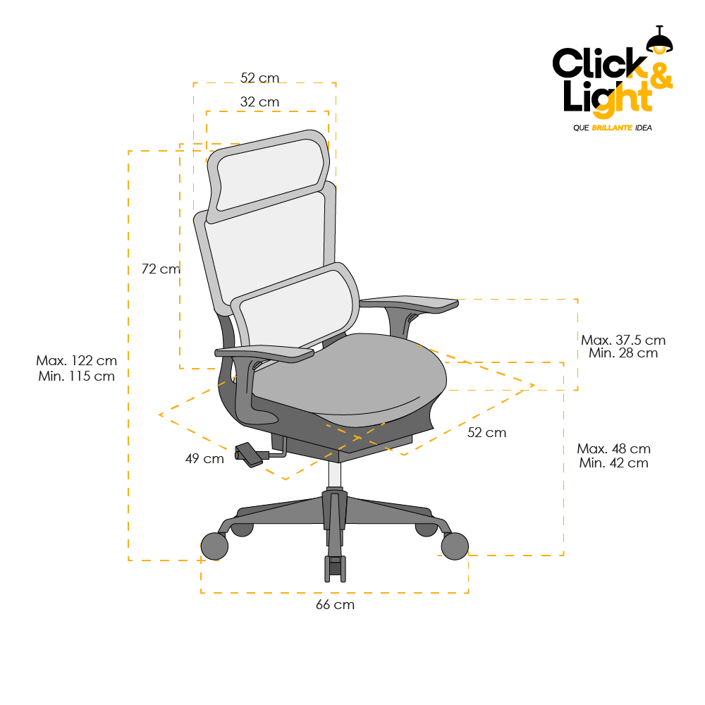 SILLA DILLON OHE-35 OFFIHO