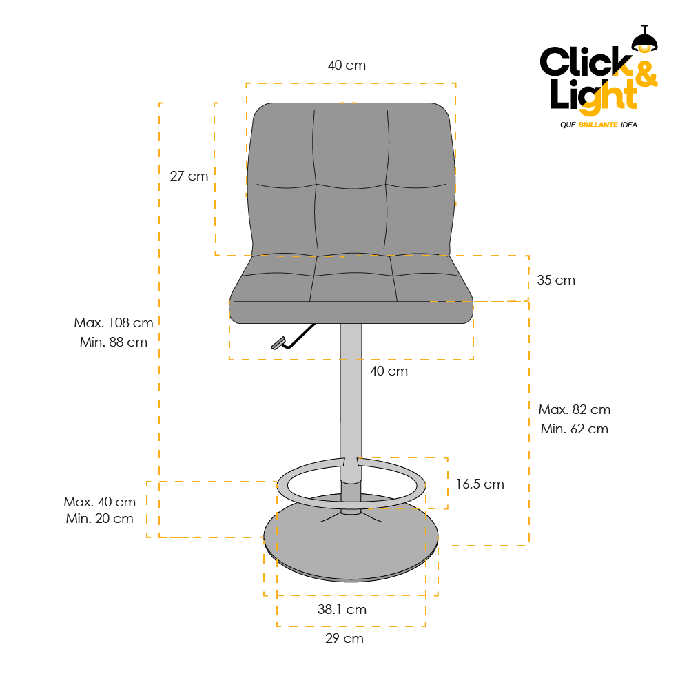 SILLA BISTRO OHV-57 ALTO OFFIHO