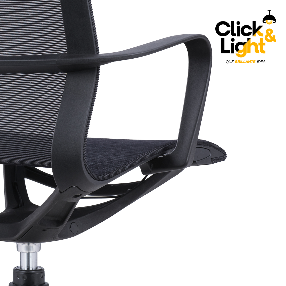 SILLA SEMI-EJECUTIVA BIO OHE-114 NEGRO OFFIHO