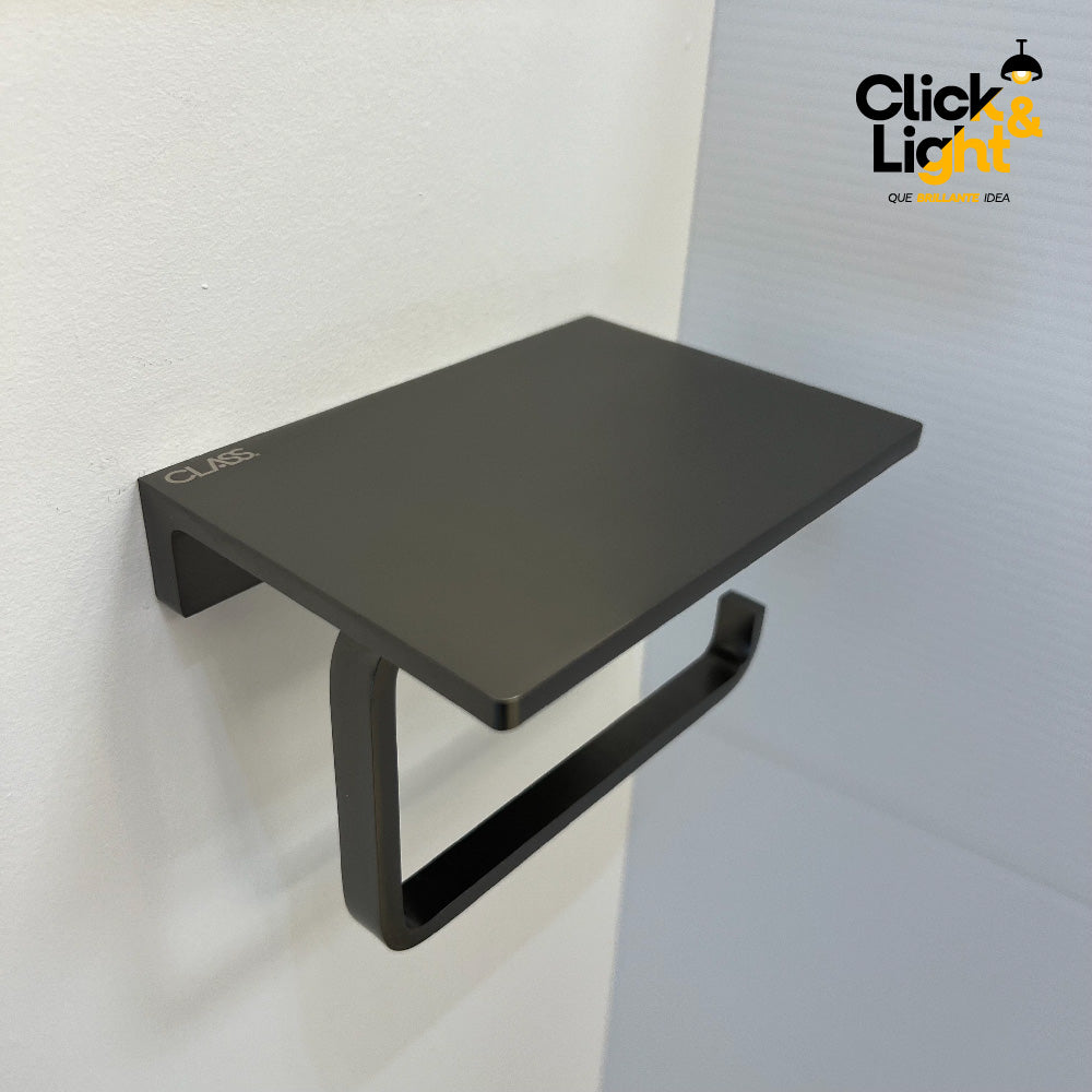 PORTAPAPEL CROMIEM GRIS GRANITO