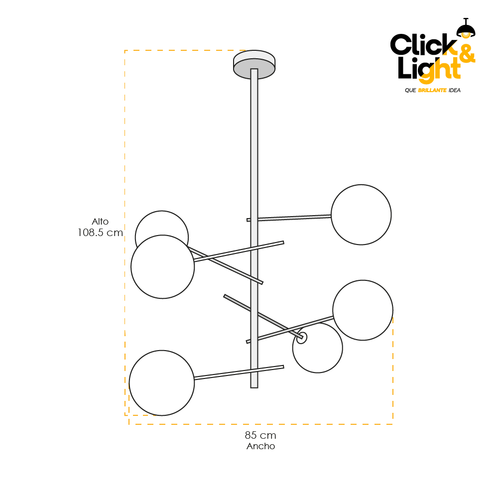 LAMPARA DE TECHO BELGICA