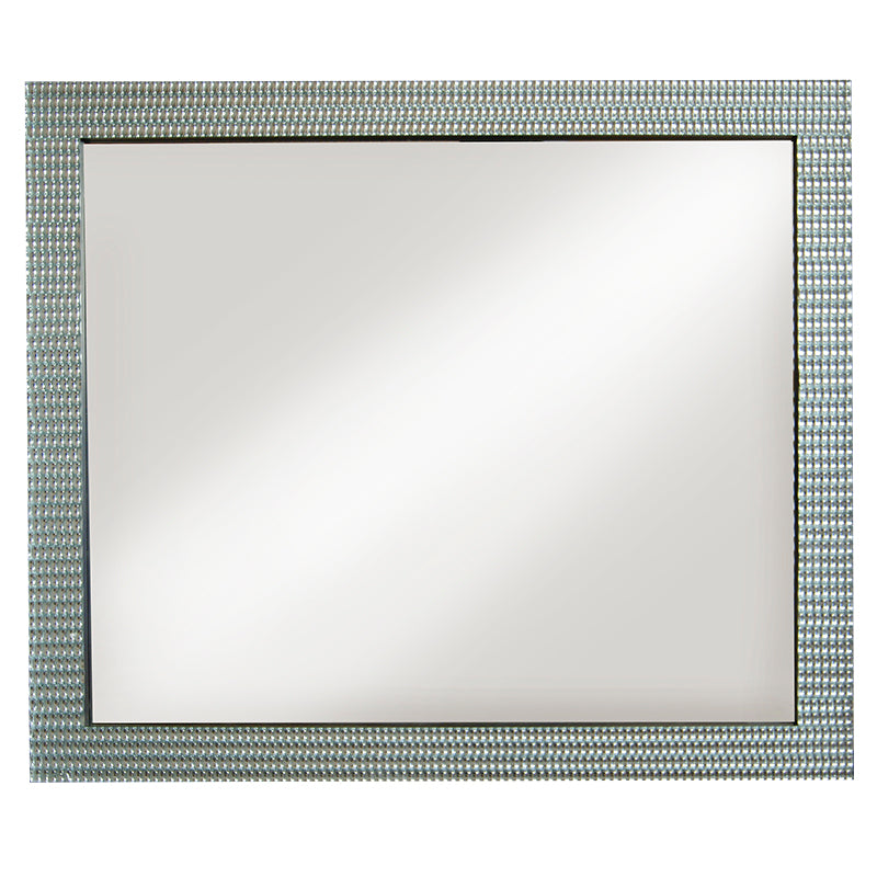 ESPEJO DECORTIVO ELEGANTE PLATA CORDOVA