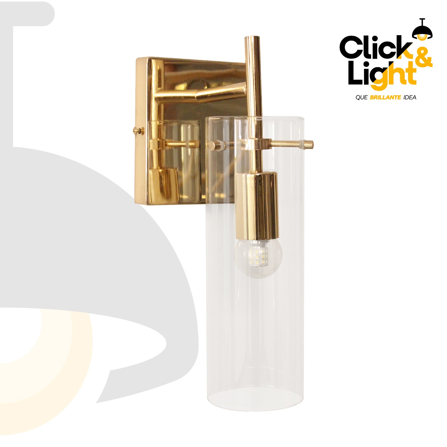 ARBOTANTE GINGO MODERNO COLOR DORADO CLARO