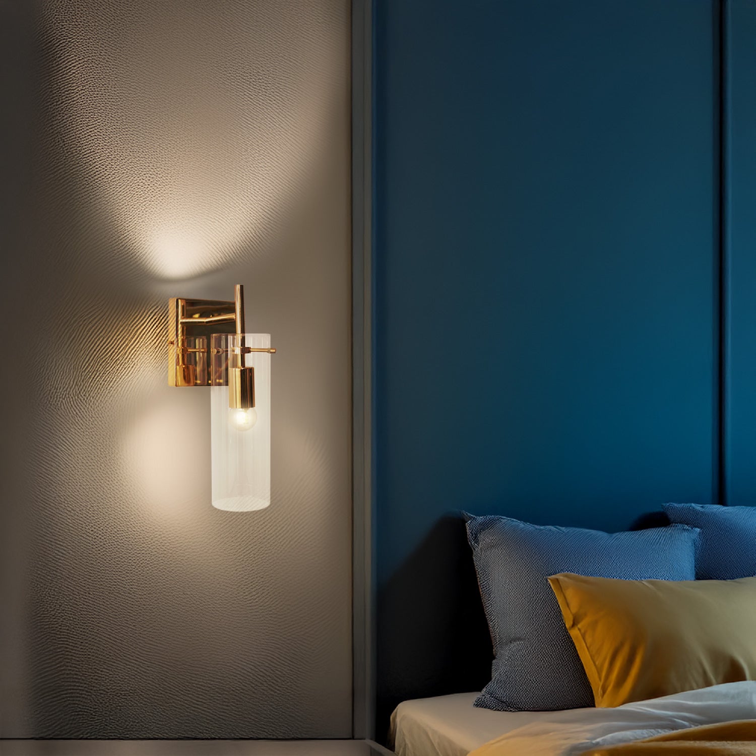 ARBOTANTE GINGO MODERNO COLOR DORADO CLARO