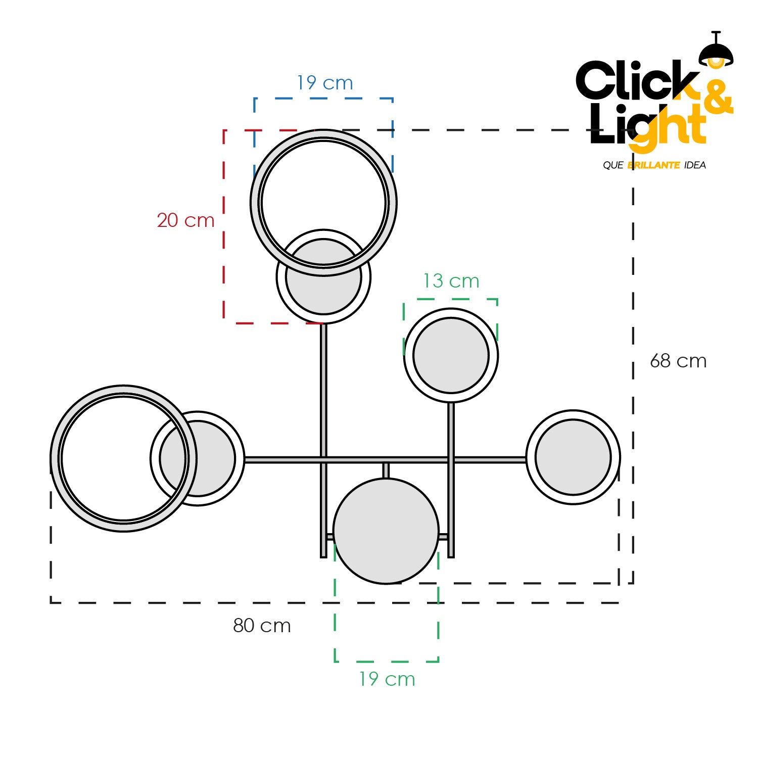 ARBOTANTE CHAROL LED MODERNO