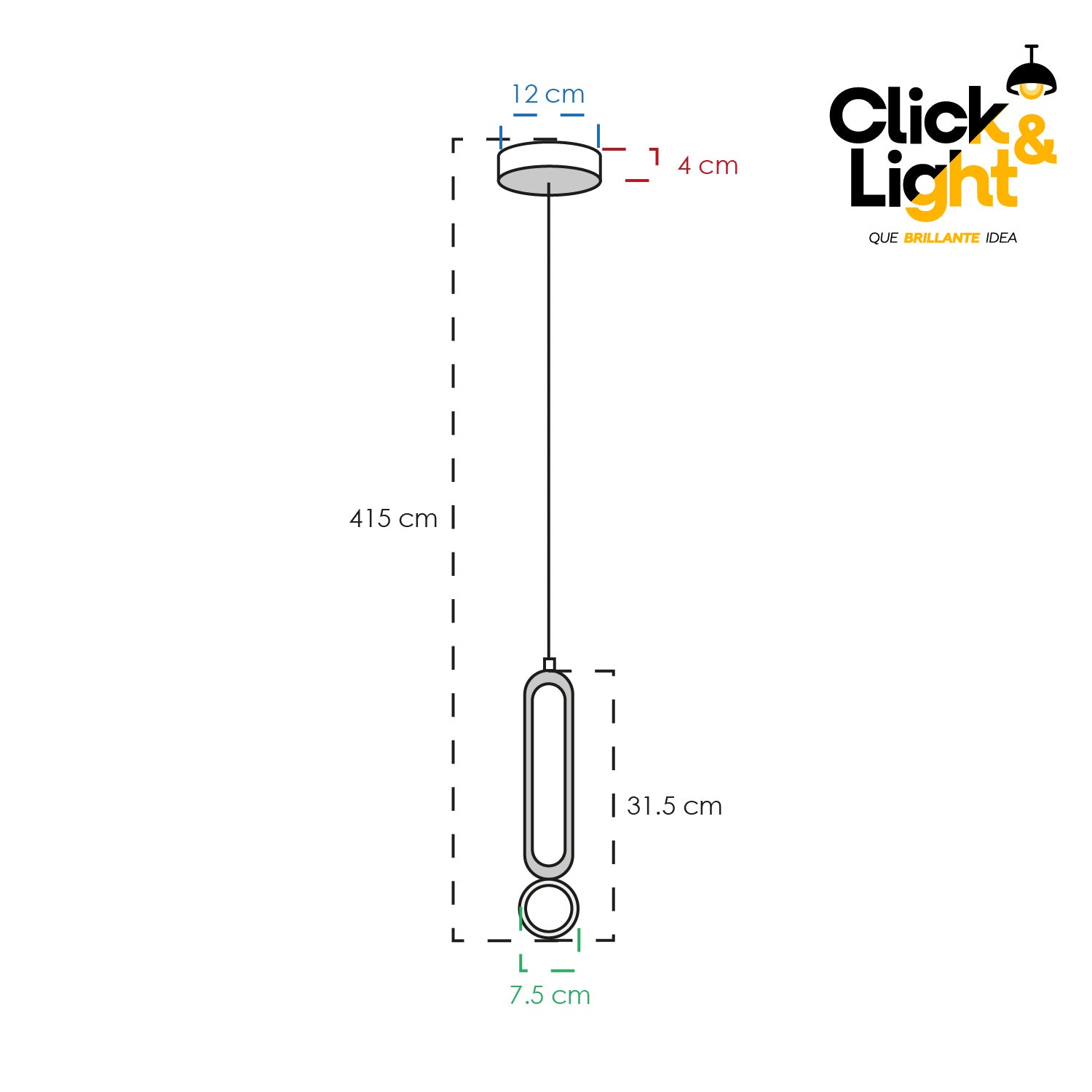 COLGANTE BOREL LED MODERNO