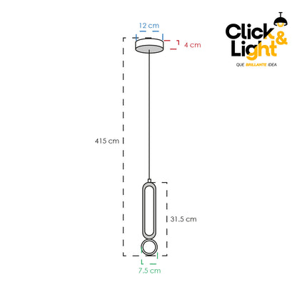 COLGANTE BOREL LED MODERNO