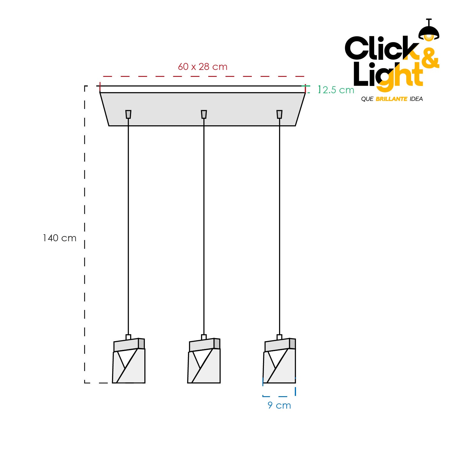 LAMPARA COLGANTE CONTEMPORANEO TEXEL LED