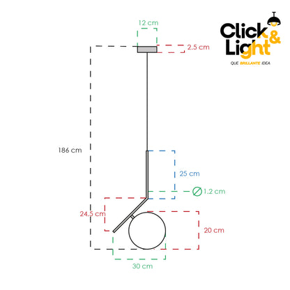 Colgante Aris Estilo Minimalista