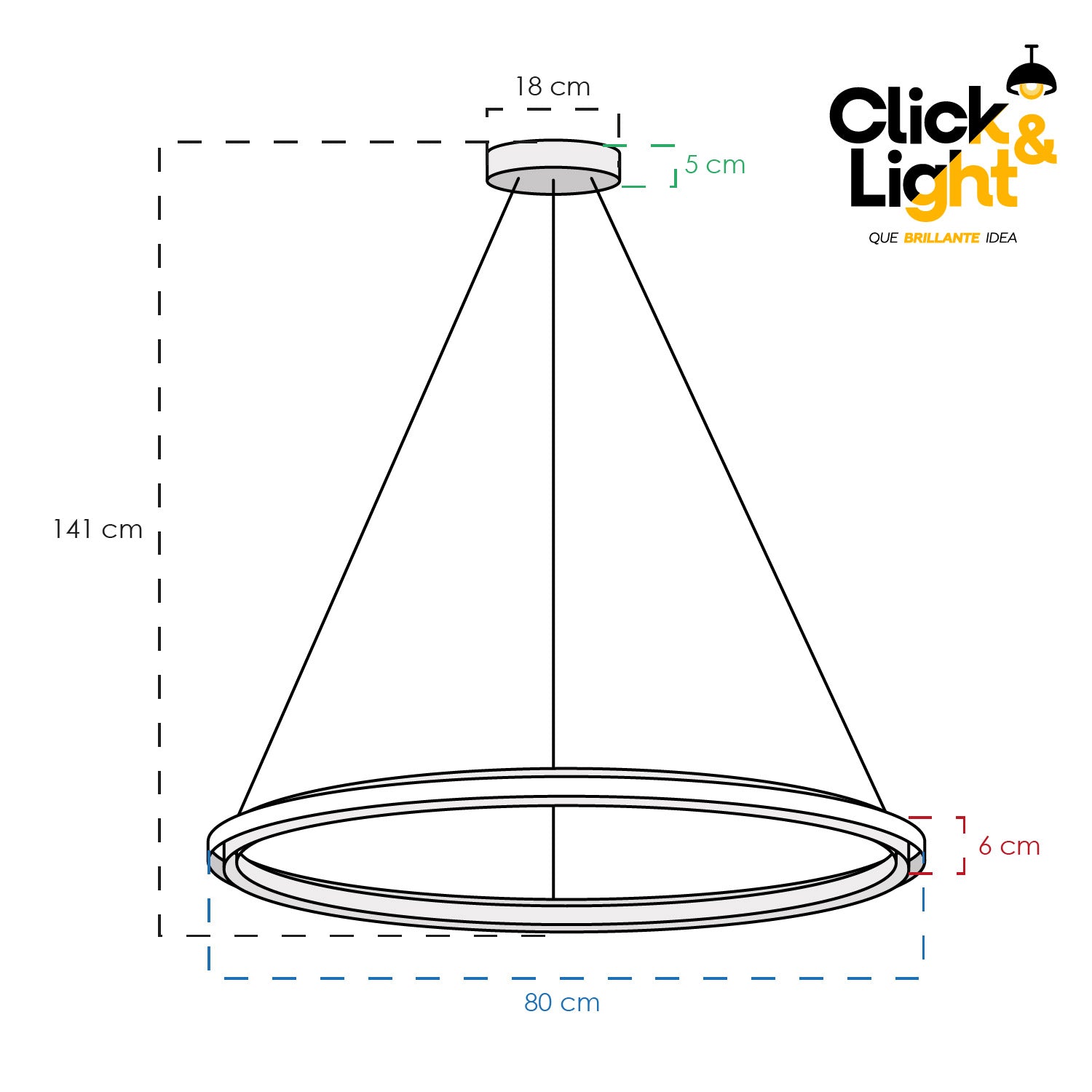LAMPARA COLGANTE SANDOR MINIMALISTA