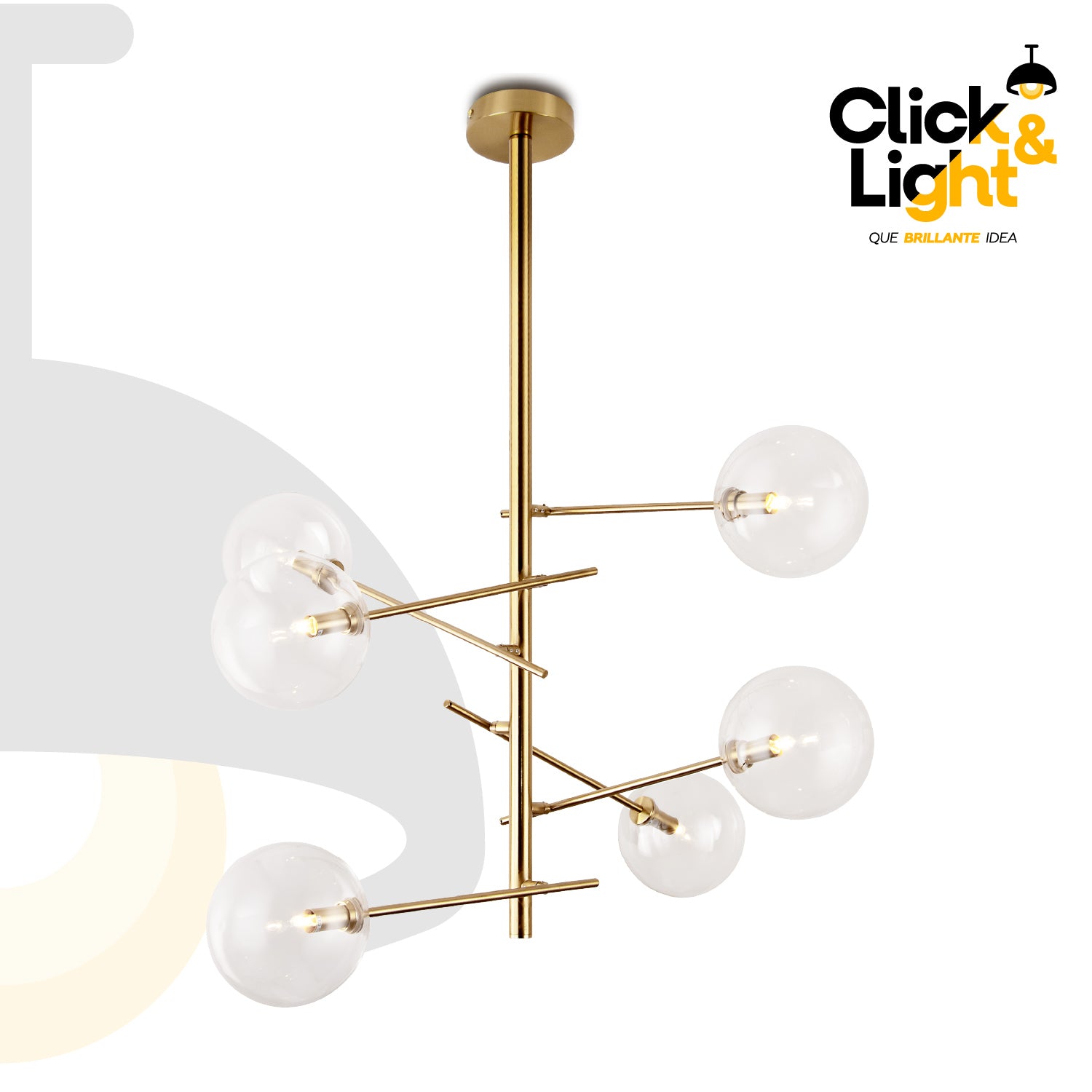 Colgante Ariana Moderno - Click & Light