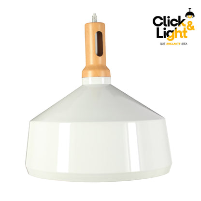 LÁMPARA COLGANTE MODERNA COLOR BLANCO
