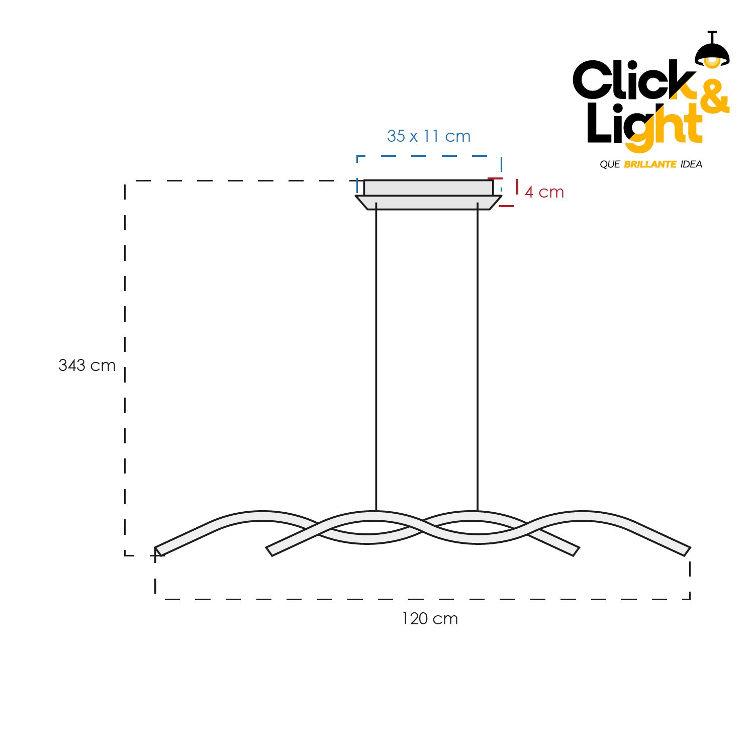 COLGANTE LED MINIMALISTA CLARK