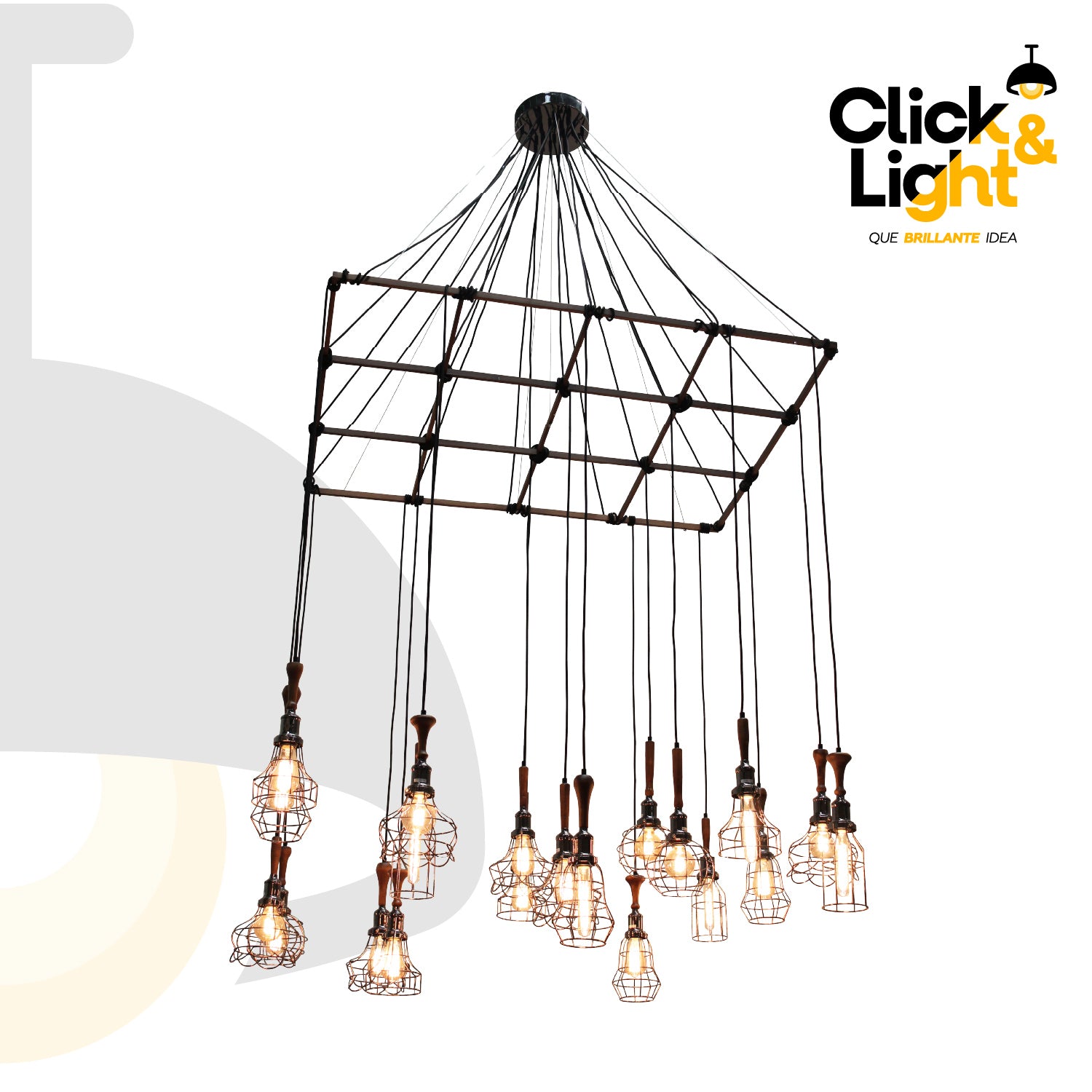Colgante Ébano Estilo Contemporáneo 2CLZM32