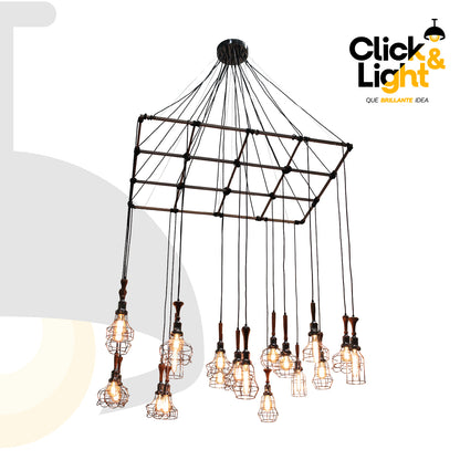 Colgante Ébano Estilo Contemporáneo 2CLZM32