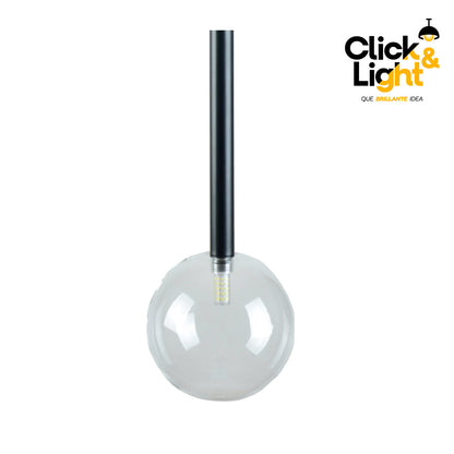 LAMPARA COLGANTE MODERNO  MARGOT NEGRO TIPO RETRO
