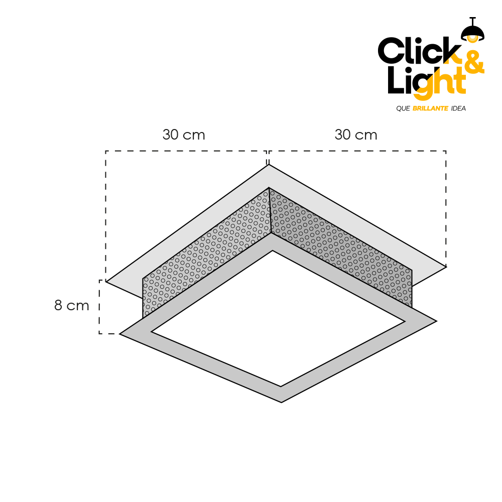 PLAFON LED MATIAS ESTILO CLASICO