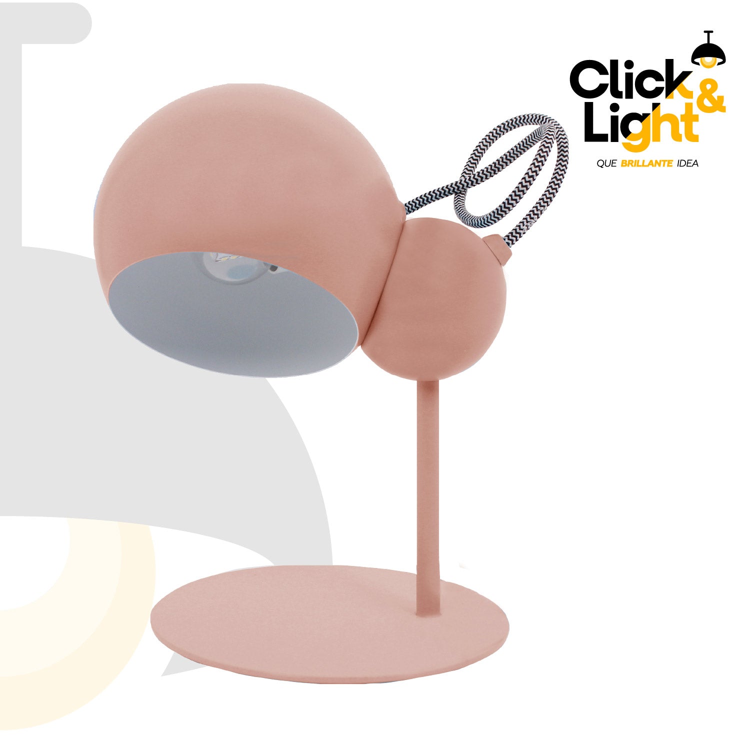 LAMPARA DE MESA TRENDA ROSA INFANTIL