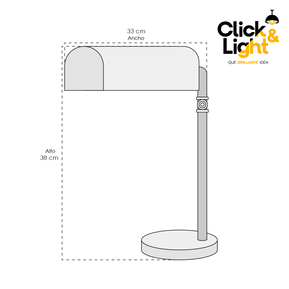 LAMPARA DE MESA MODERNA ADDIS