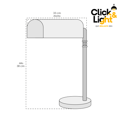 LAMPARA DE MESA MODERNA ADDIS