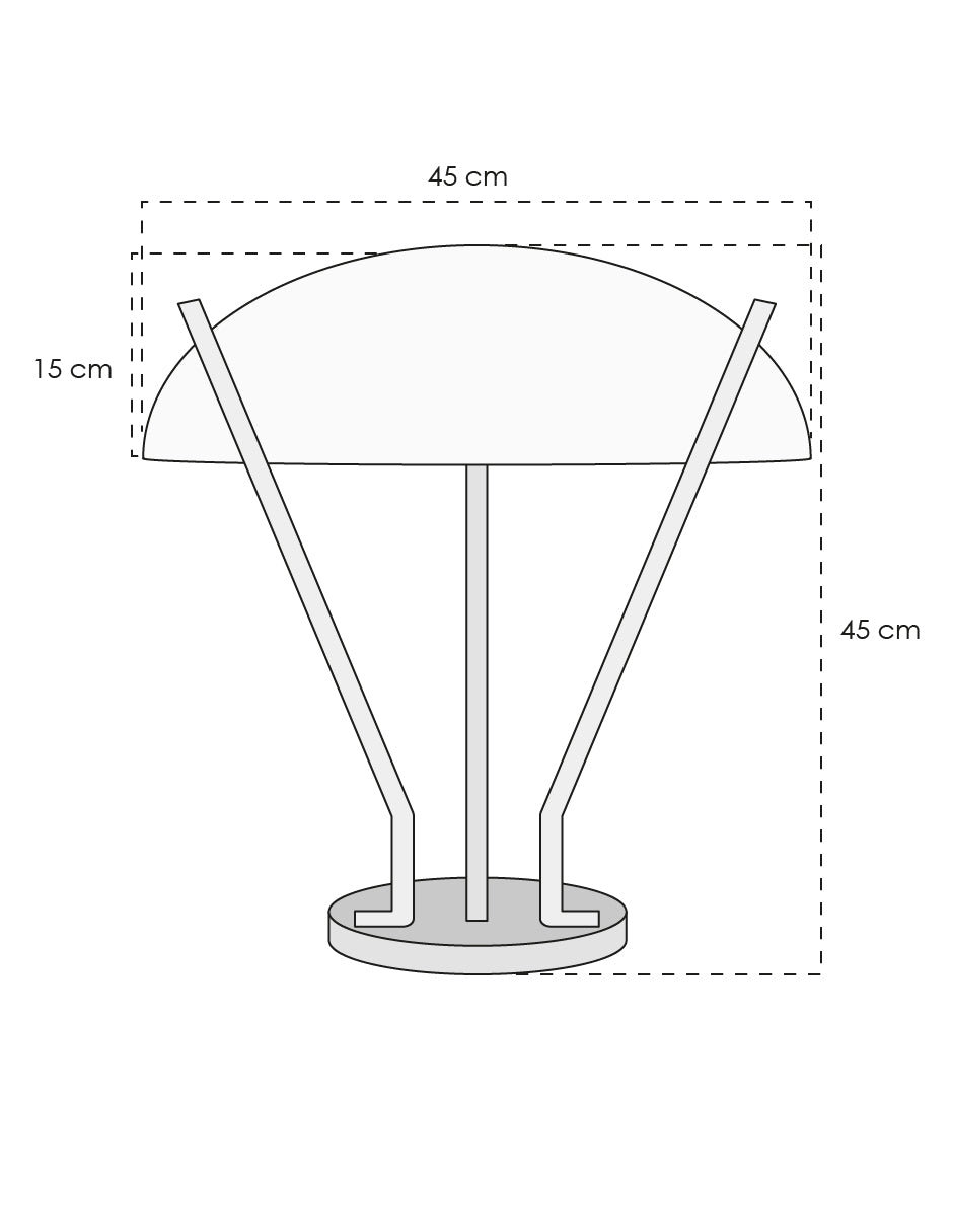 LAMPARA DE MESA MOSCU CONTEMPORANEA