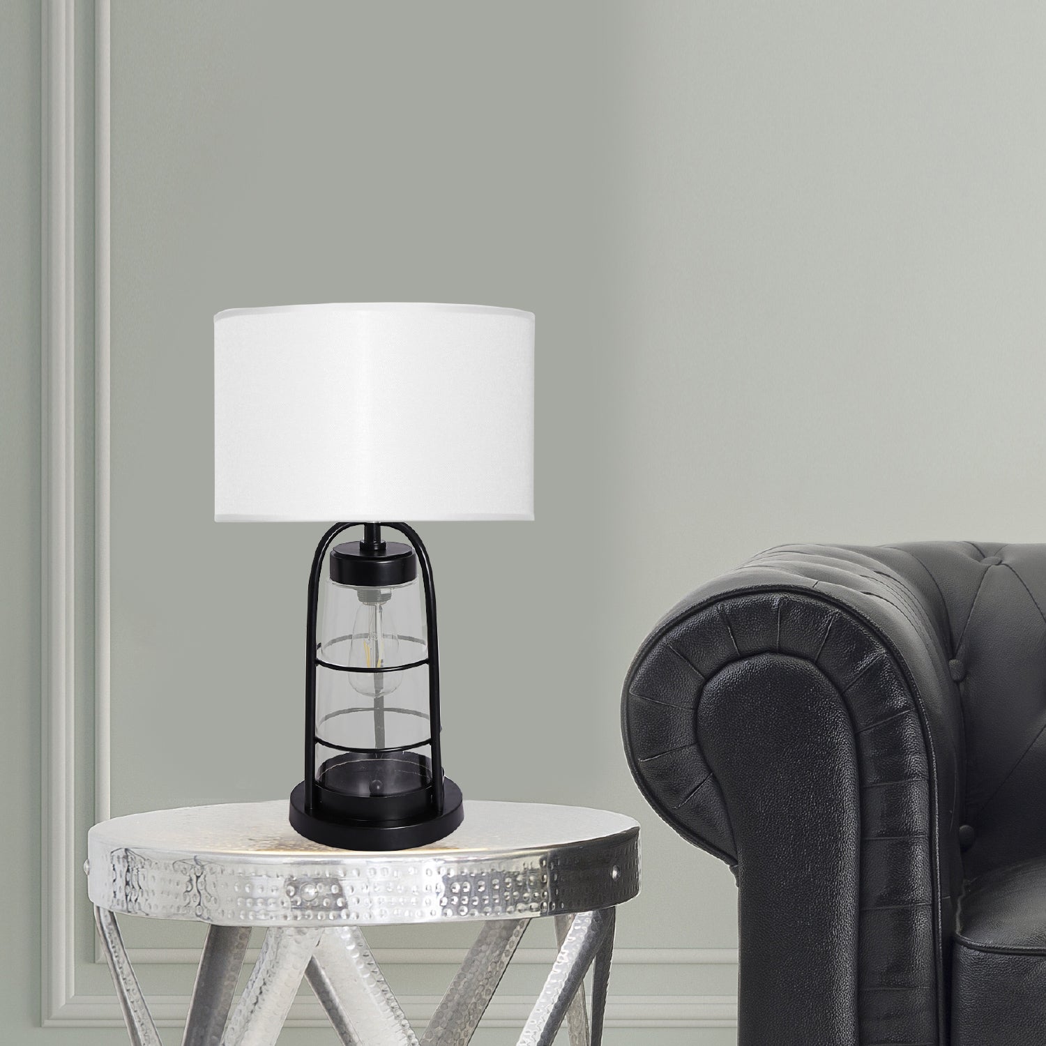 Lámpara De Mesa Siria Estilo Contemporánea