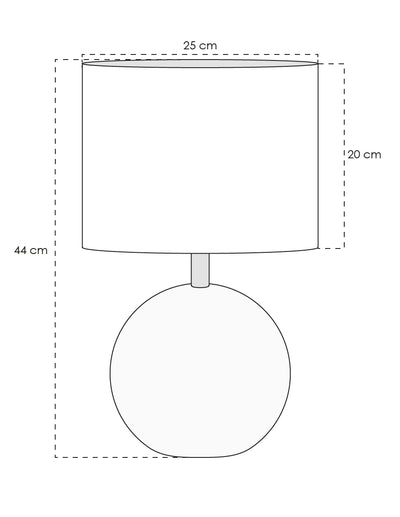 LAMPARA DE MESA ARI MODERNA