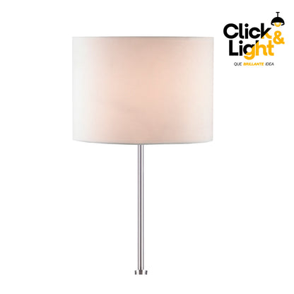 LAMPARA DE PIE CANE CROMO ESTILO CLASICO