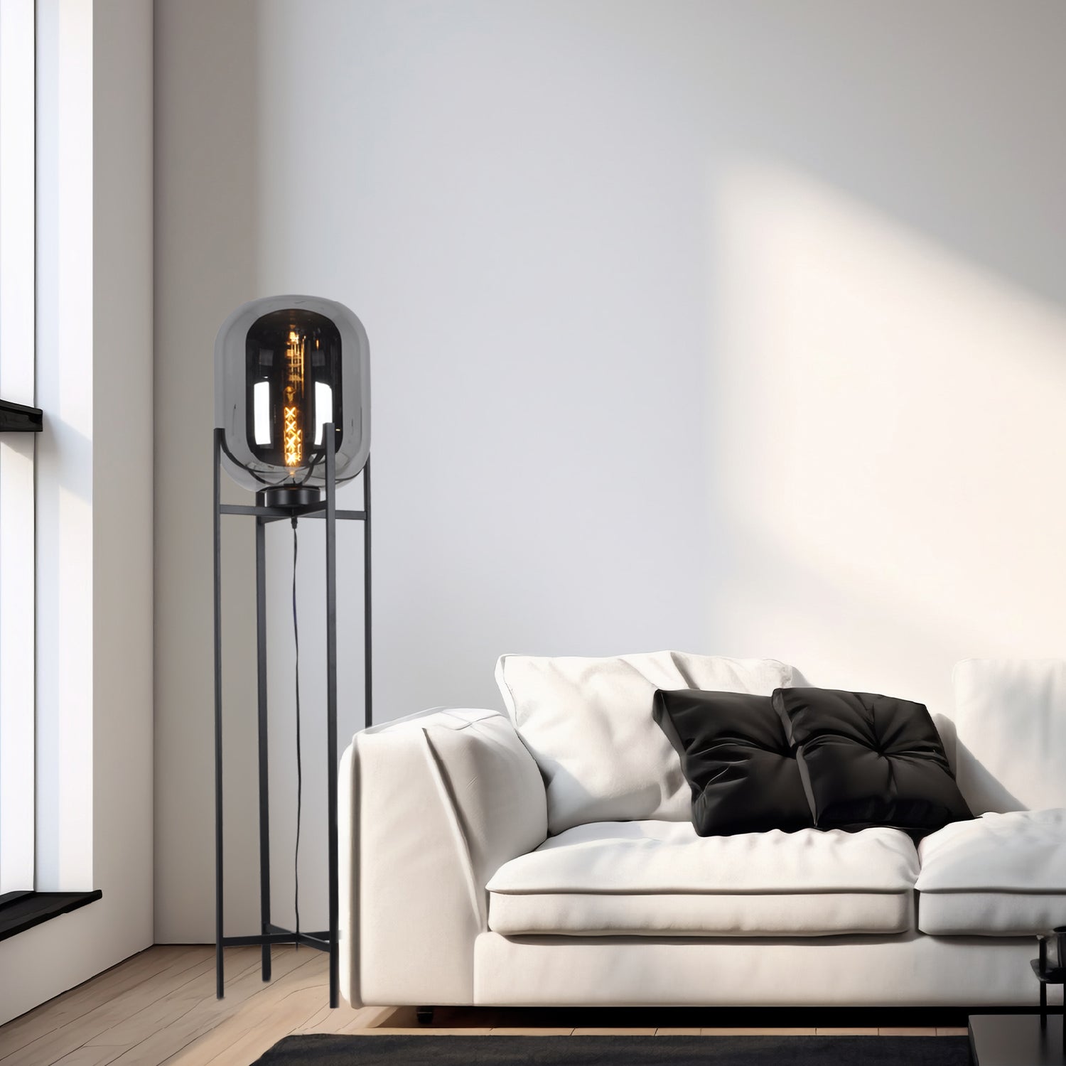 Lámpara de pie estilo moderno