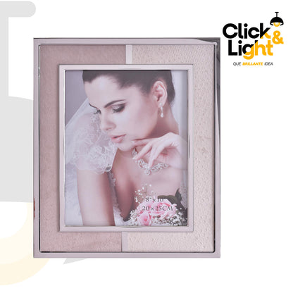 PORTA RETRATO MODERNO CIMA COLOR ROSA ELEGANTE