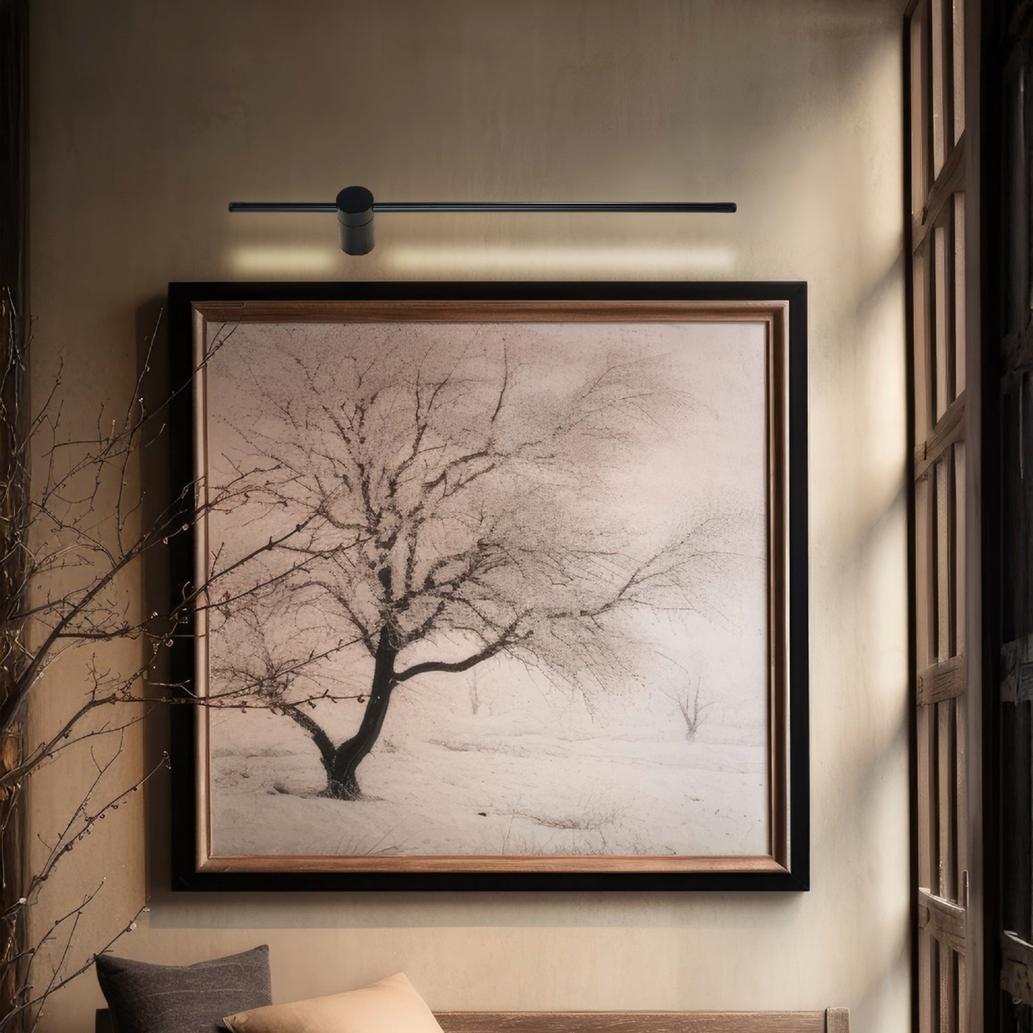 ARBOTANTE PARA PARED MODERNO NEGRO