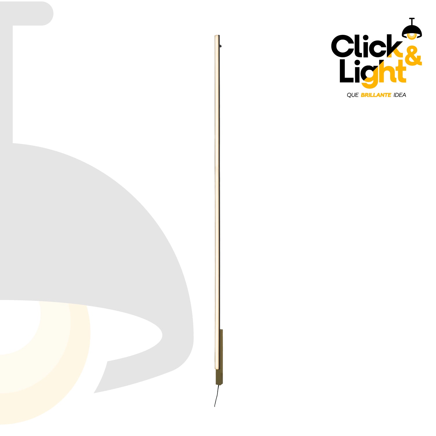 ARBOTANTE LED MODERNO COLOR DORADO