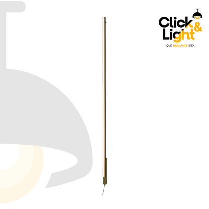 ARBOTANTE LED MODERNO COLOR DORADO