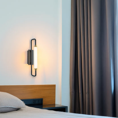 ARBOTANTE DE PARED LUZ LED COLOR NEGRO