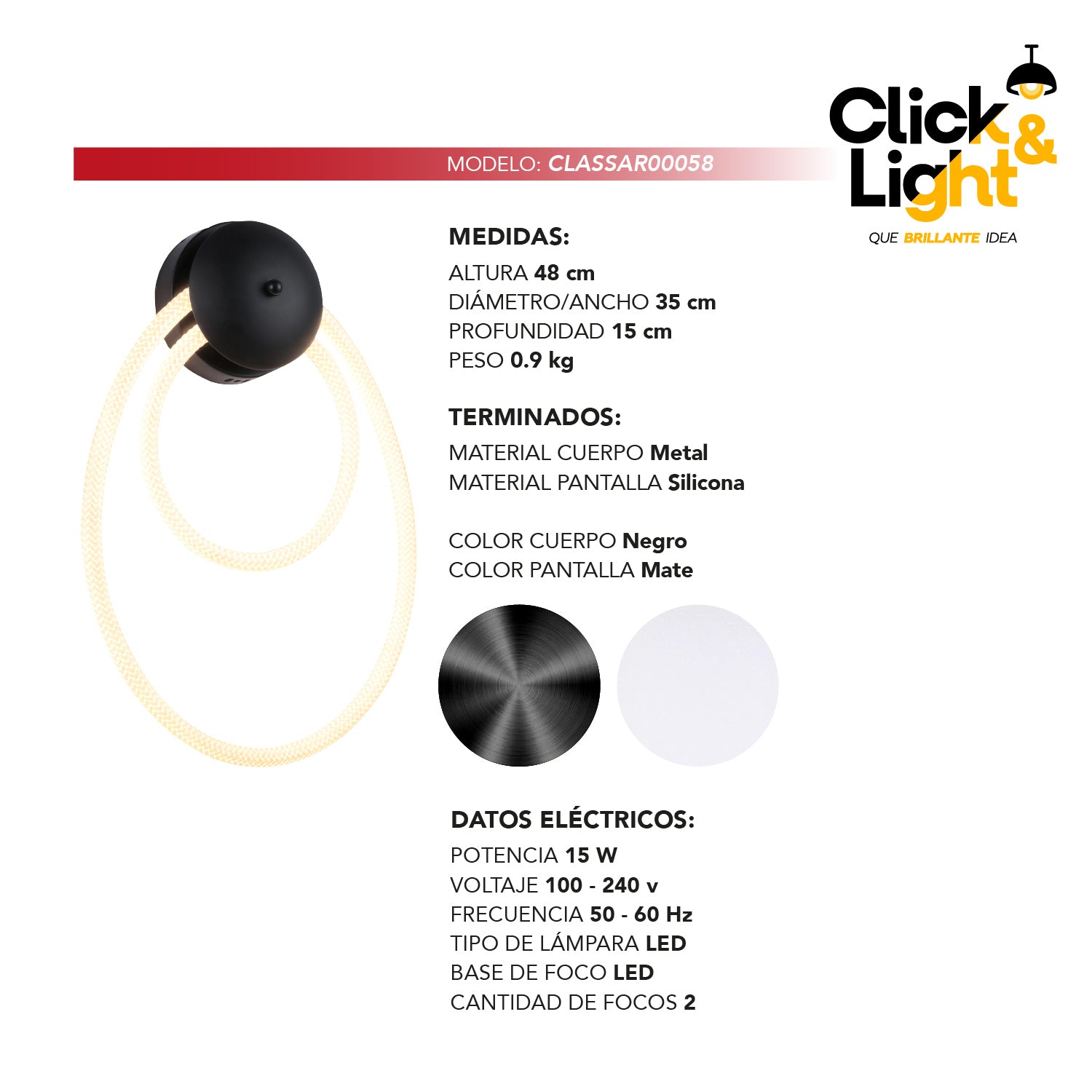 ARBOTANTE MODERNO COLOR NEGRO MATE