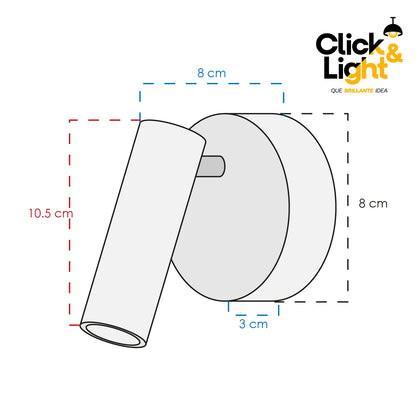 Arbotante minimalista Doré