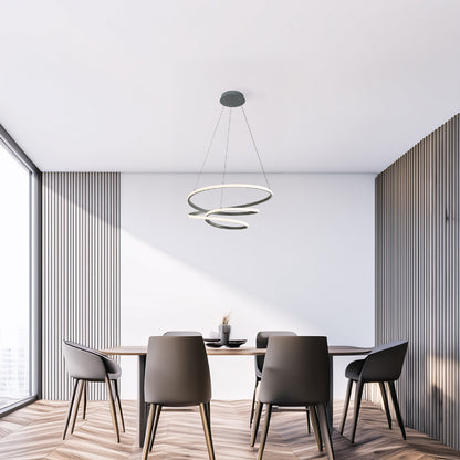 COLGANTE GREENDI MINIMALISTA GRIS MATE