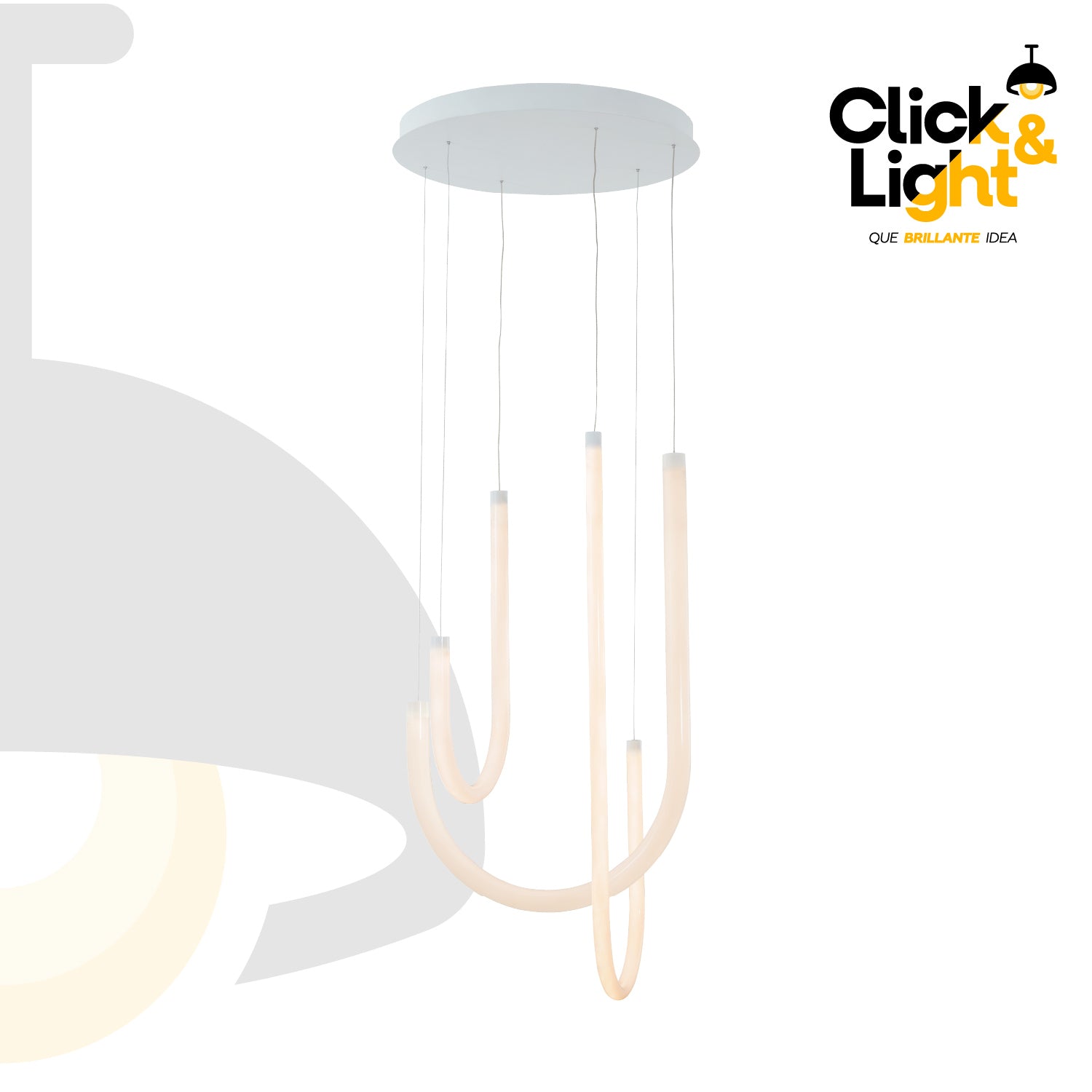Colgante Whinney Moderno Color Blanco