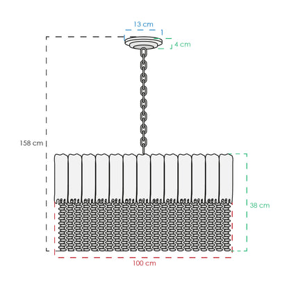 COLGANTE CAMILA CLÁSICO DORADO/ CLARO