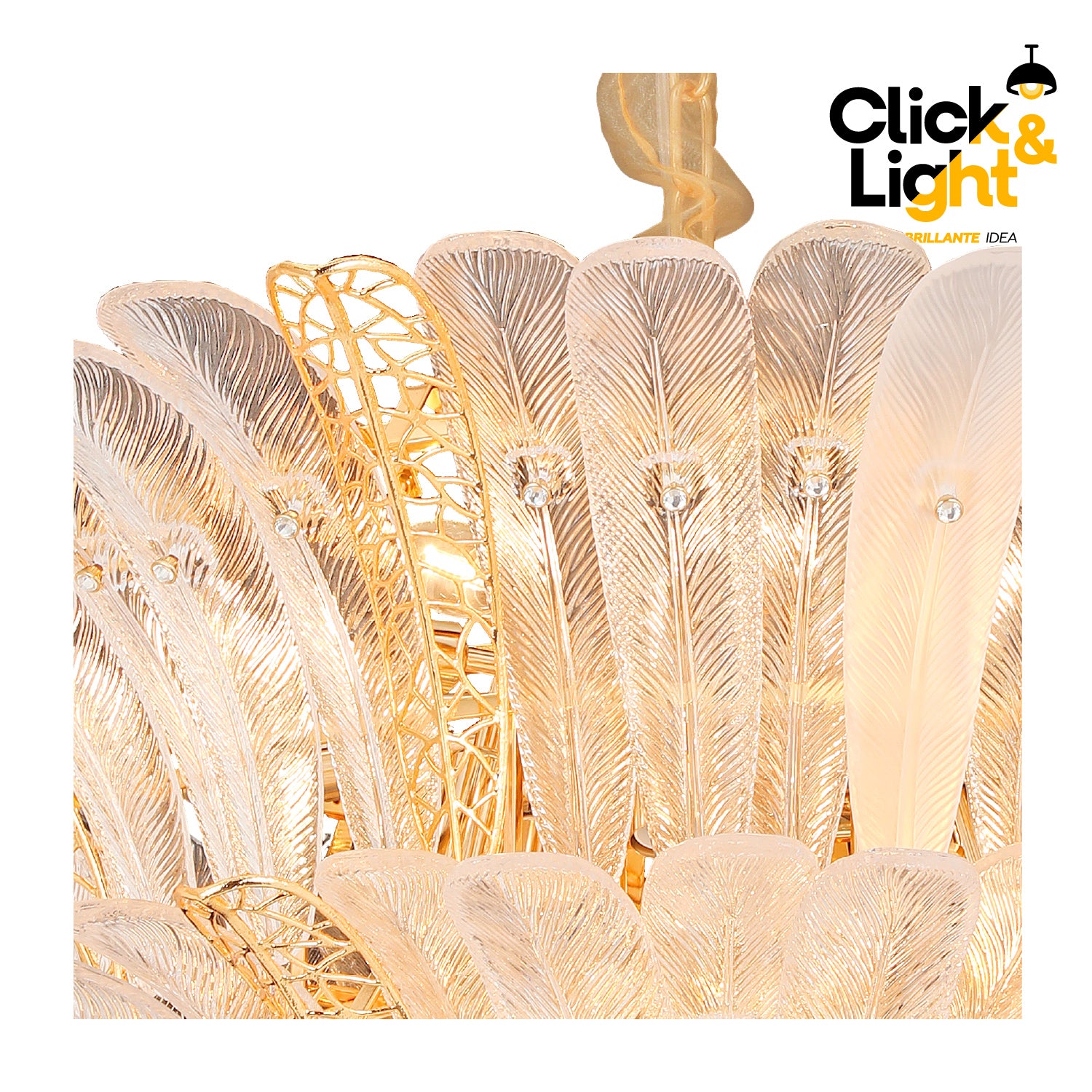COLGANTE SOFIA CLÁSICO DORADO CLARO