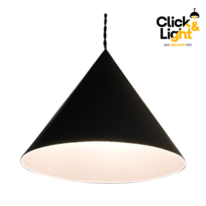 COLGANTE DIANA MODERNO NEGRO