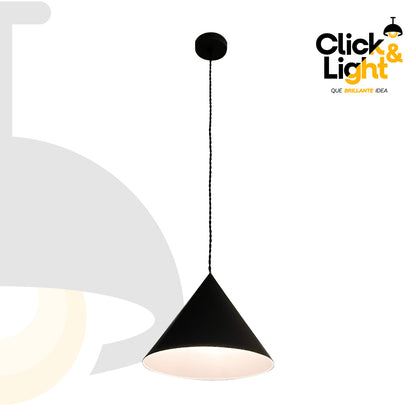 COLGANTE DIANA MODERNO NEGRO