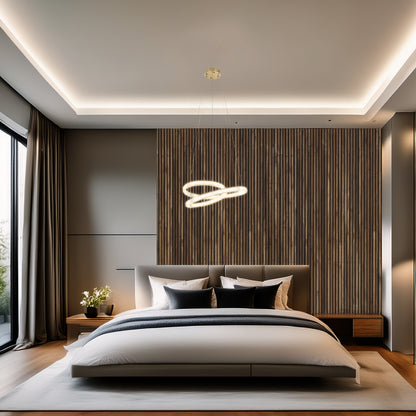 COLGANTE GABRIELA MODERNO DORADO CLARO