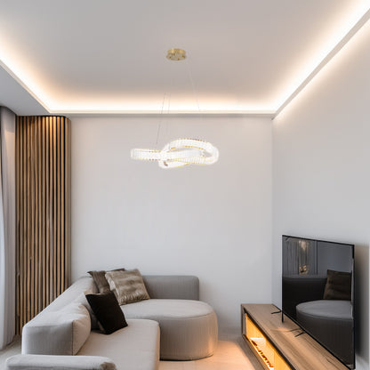 COLGANTE CAROLINA MODERNO DORADO CLARO