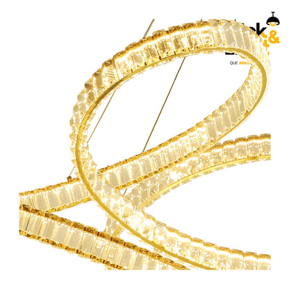 COLGANTE MELISSA MODERNO DORADO CLARO