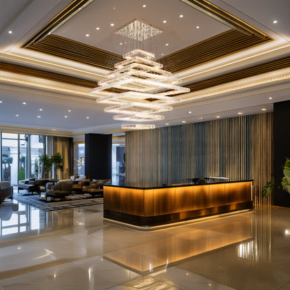 COLGANTE MODERNO LUCIANA DORADO CLARO